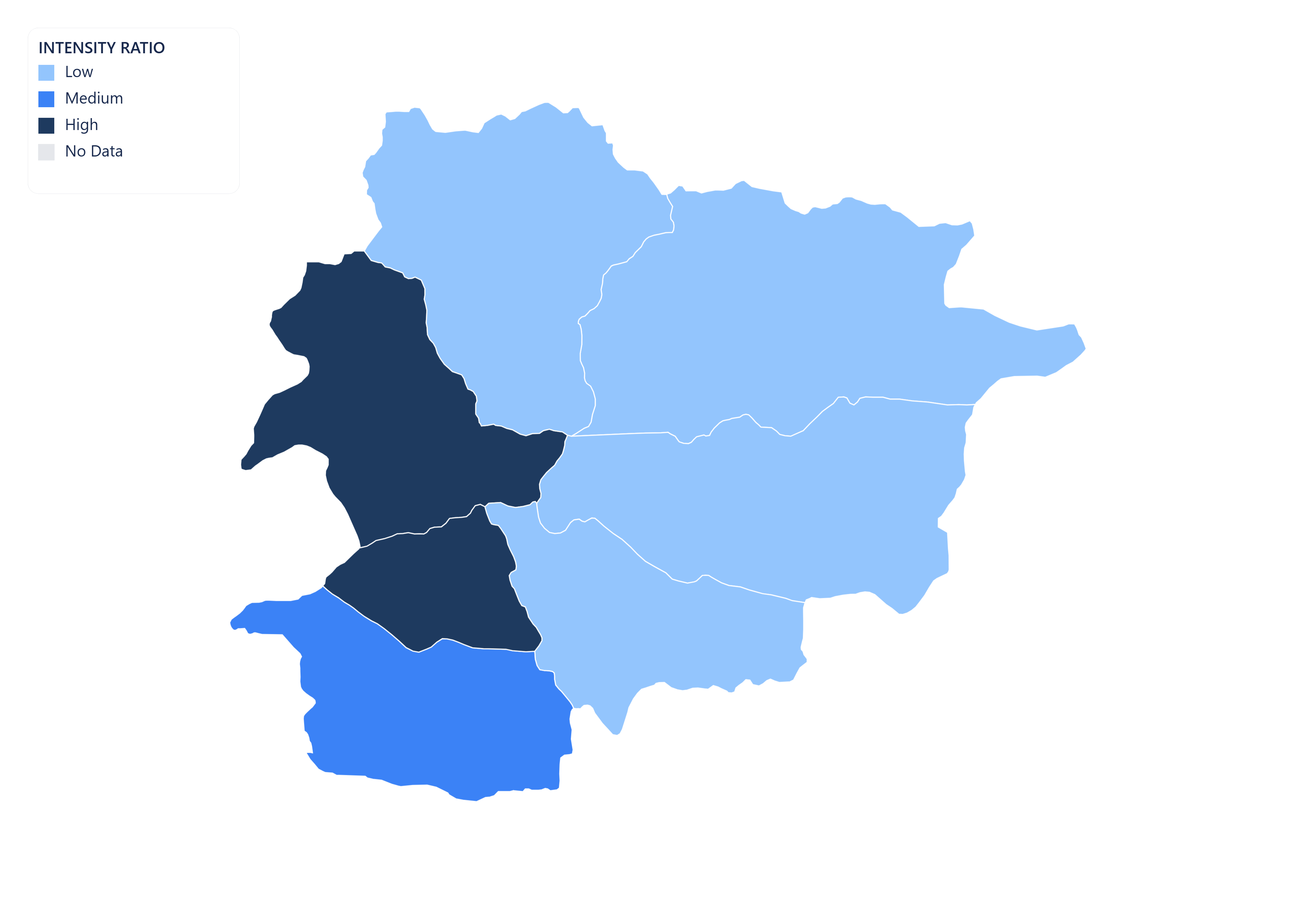 Andorra choropleth map