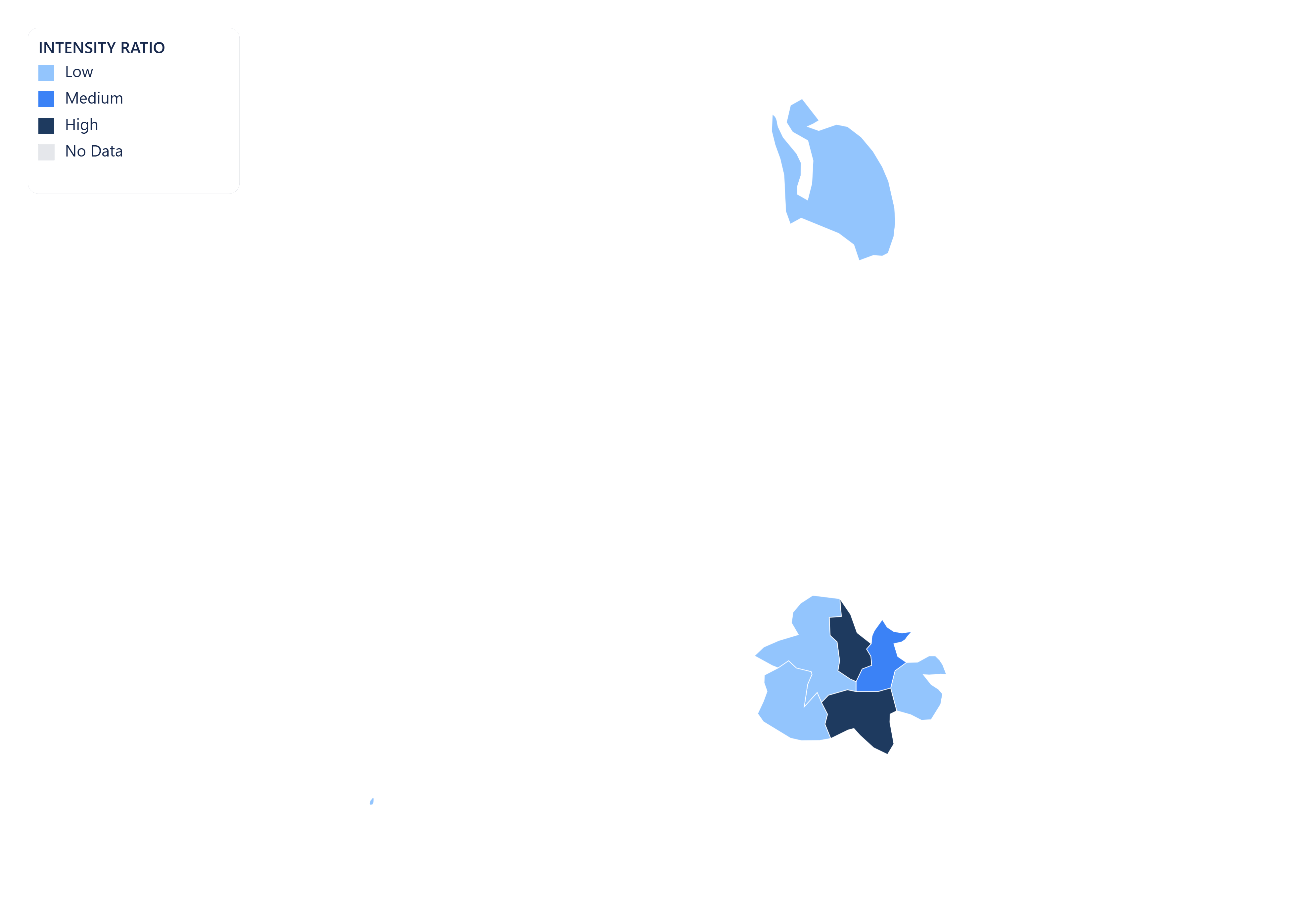 Antigua and Barbuda choropleth map