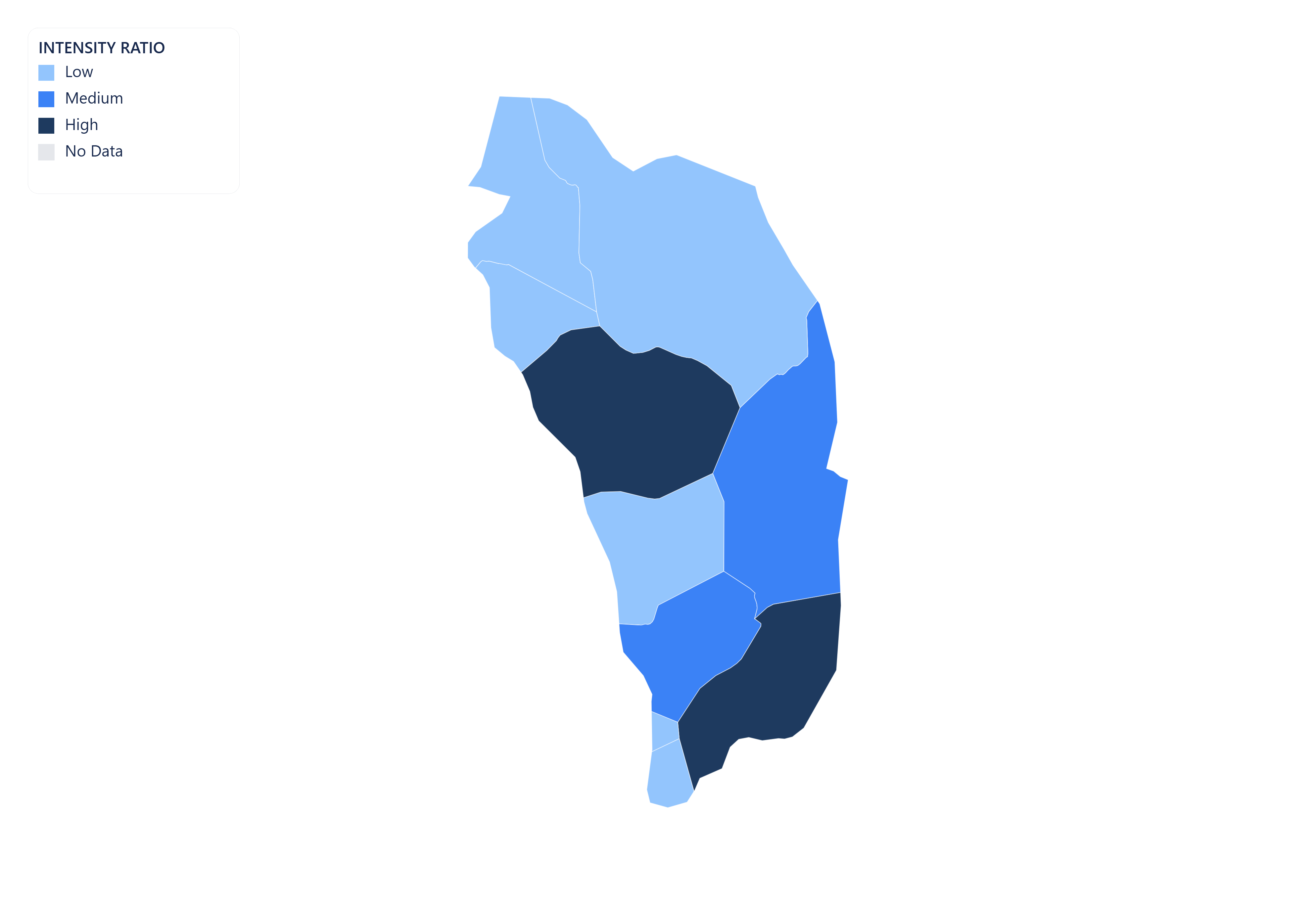 Dominica choropleth map