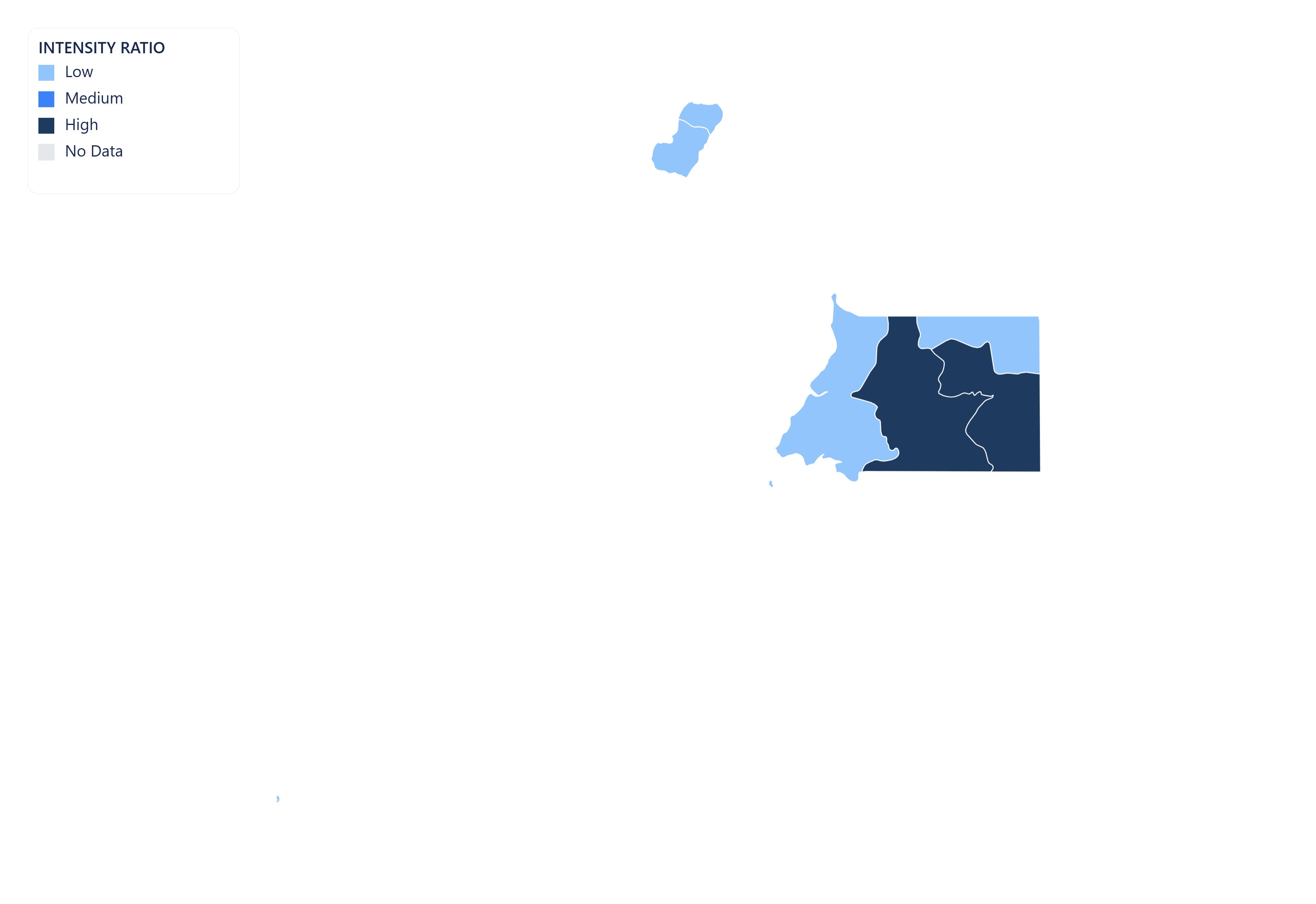 Equatorial Guinea choropleth map