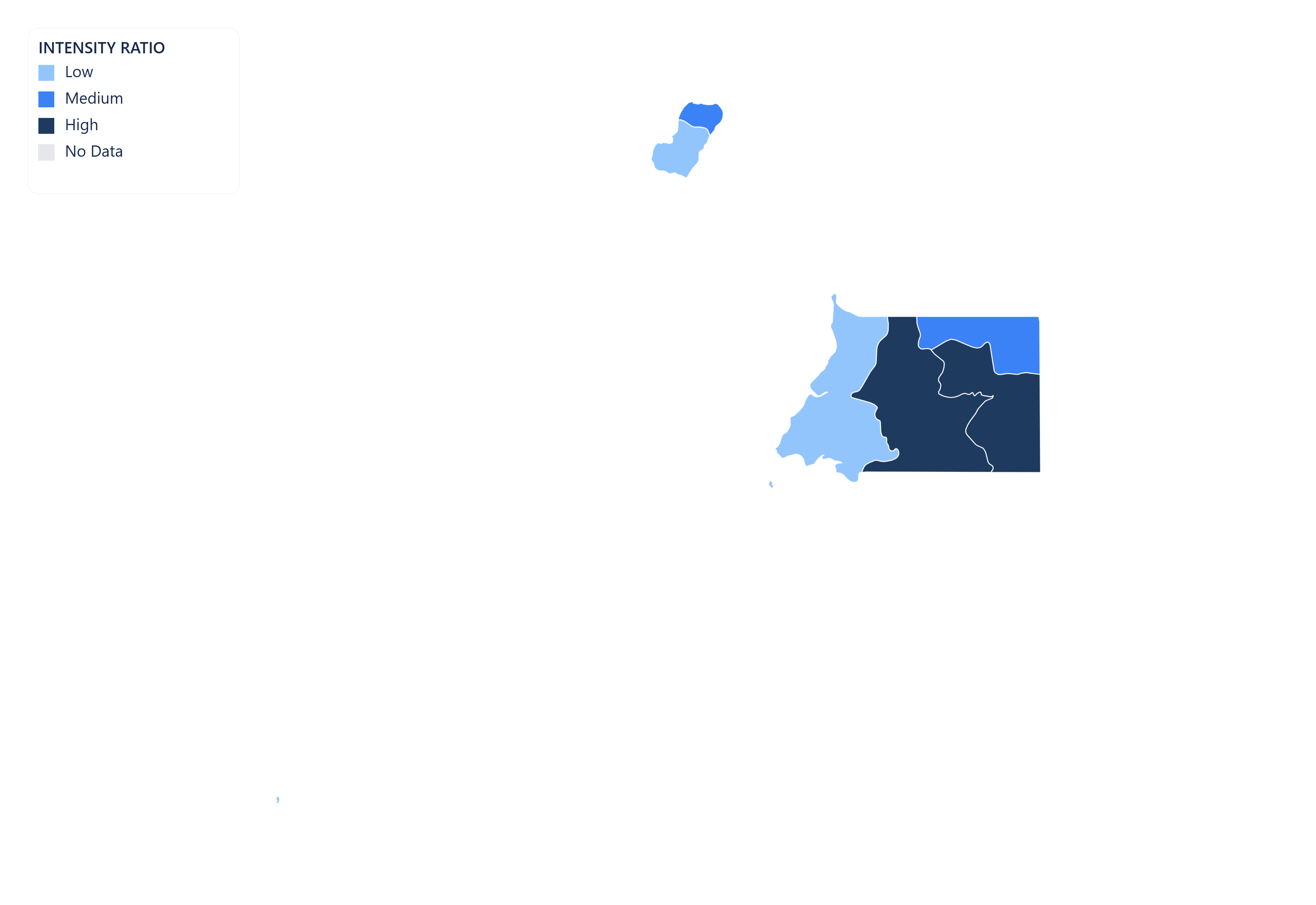 Guinea choropleth map
