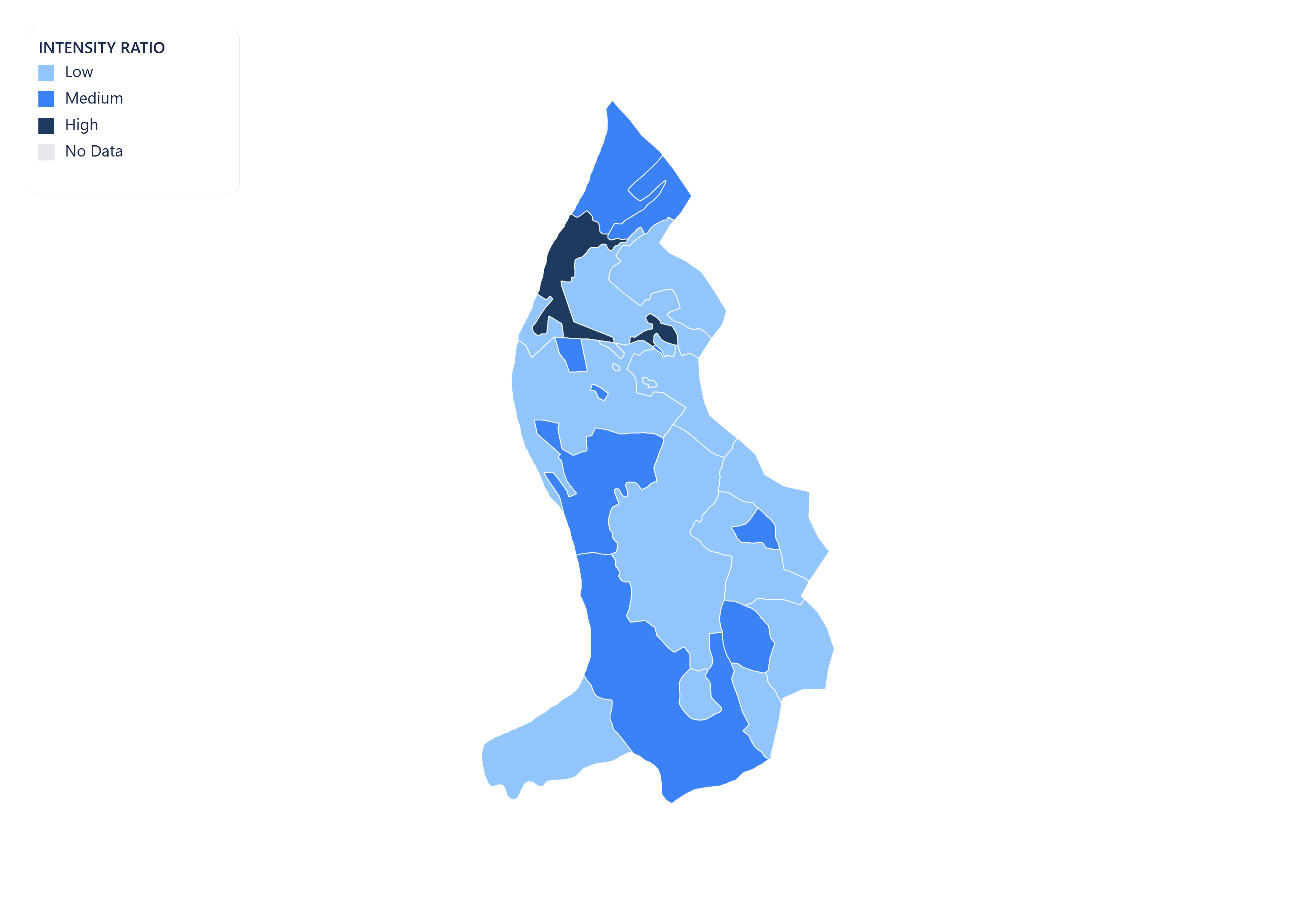 Liechtenstein choropleth map