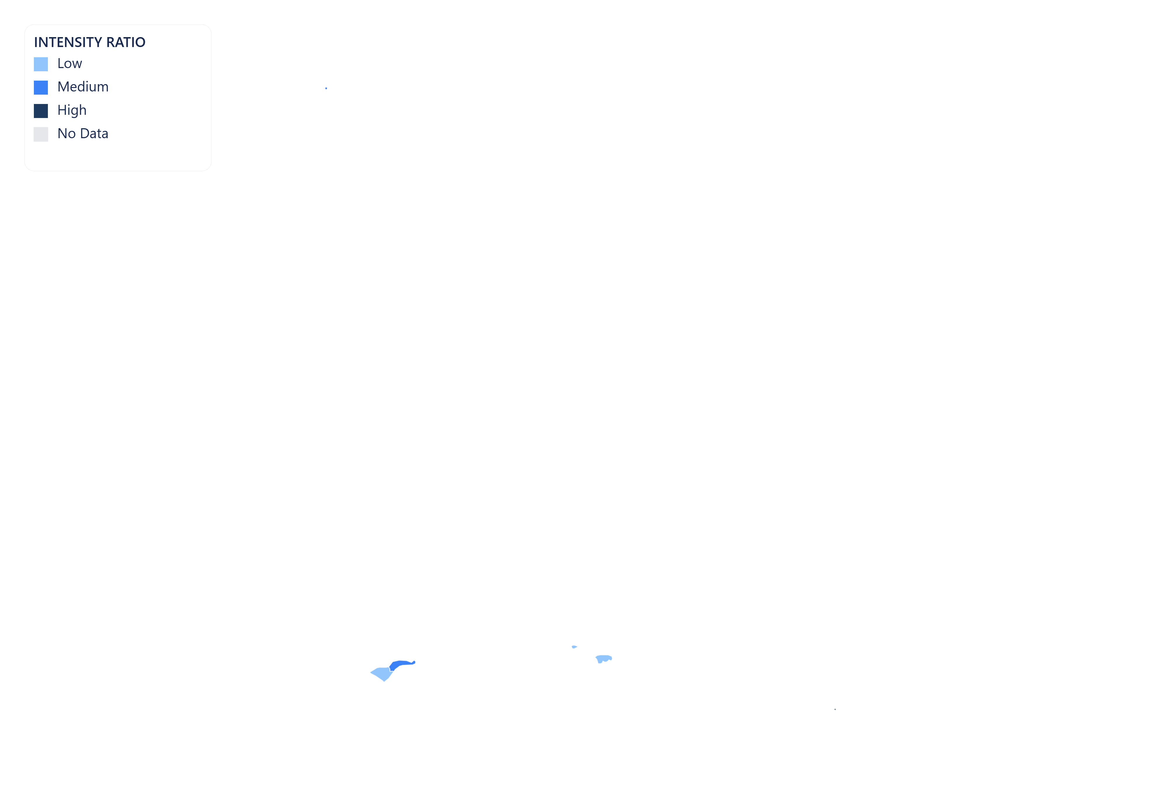 Samoa choropleth map